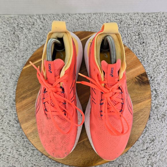 Asics Gel-Nimbus 25 Papaya Dusty Purple Athletic Daily Running Shoe Womens 8.5 - Picture 5 of 13